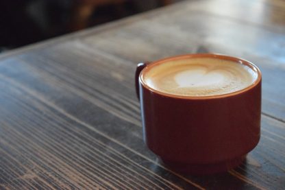 石垣島のカフェで頼んだホットカフェラテ